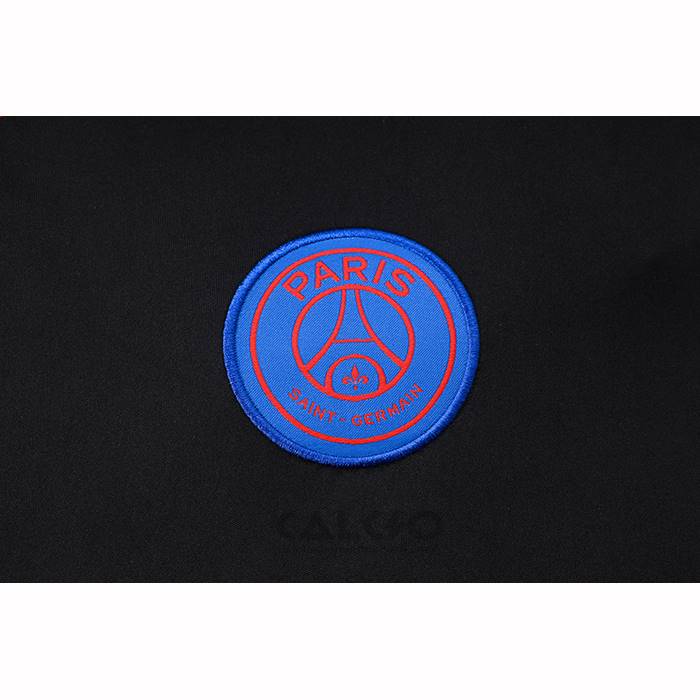 Tuta da Track Paris Saint-Germain Manica Corta 2025-2026 Nero - Pantaloncini